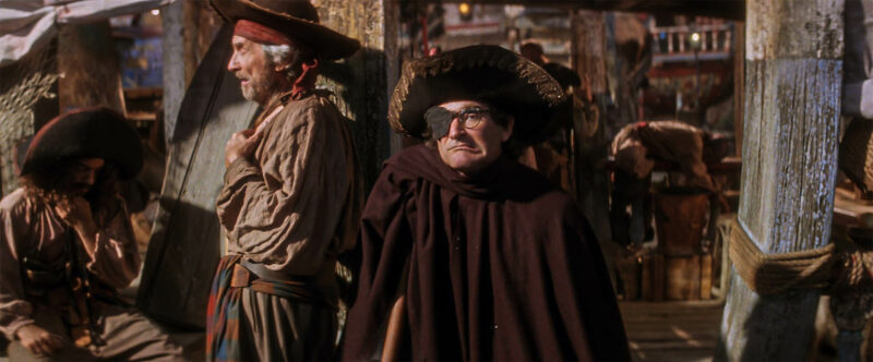 Peter, in disguise, leaves the kitchen