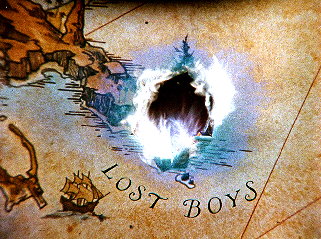 Until the destruction of the map.