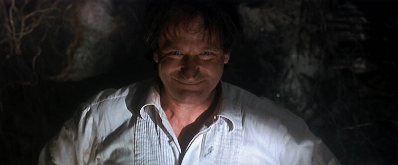 Peter regains confidence and looks at the audience with assurance.