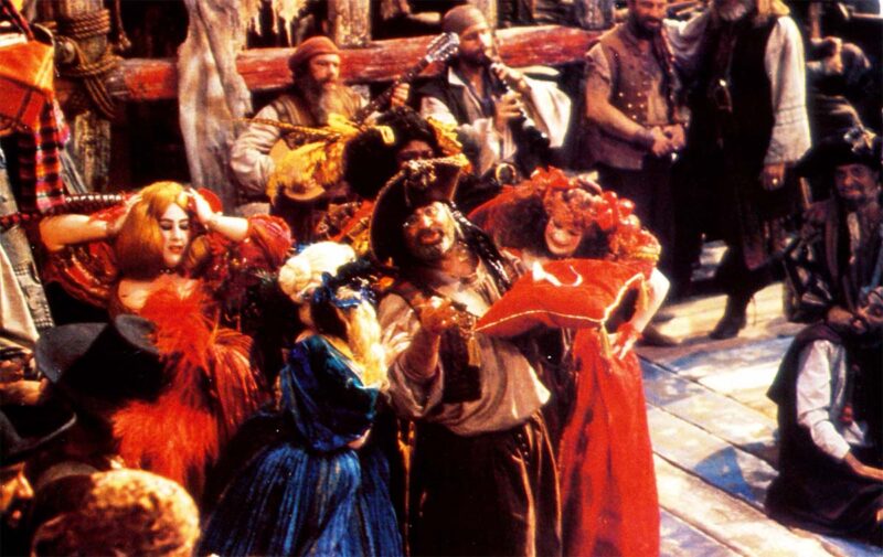 "Sailing and torture! Hookers, beautiful lookers!"