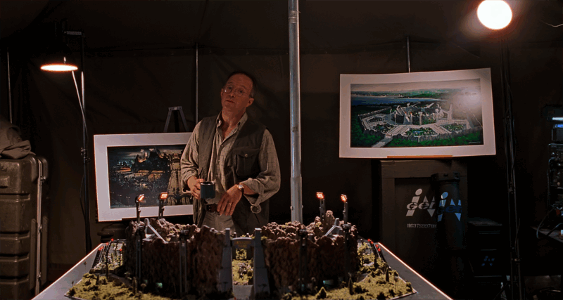 Peter Ludlow dominates the miniature model.